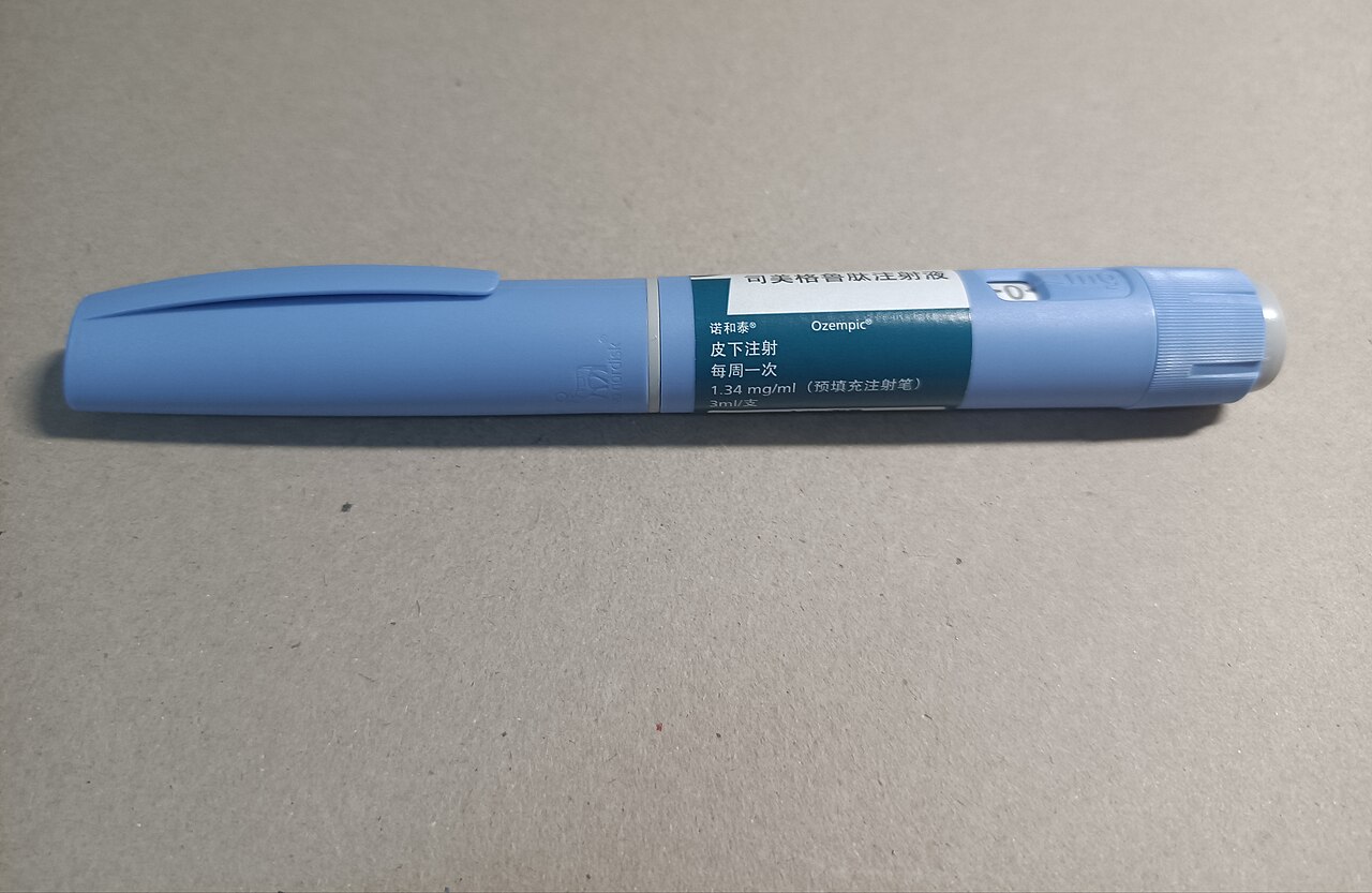 A GLP-1 medication injection pen