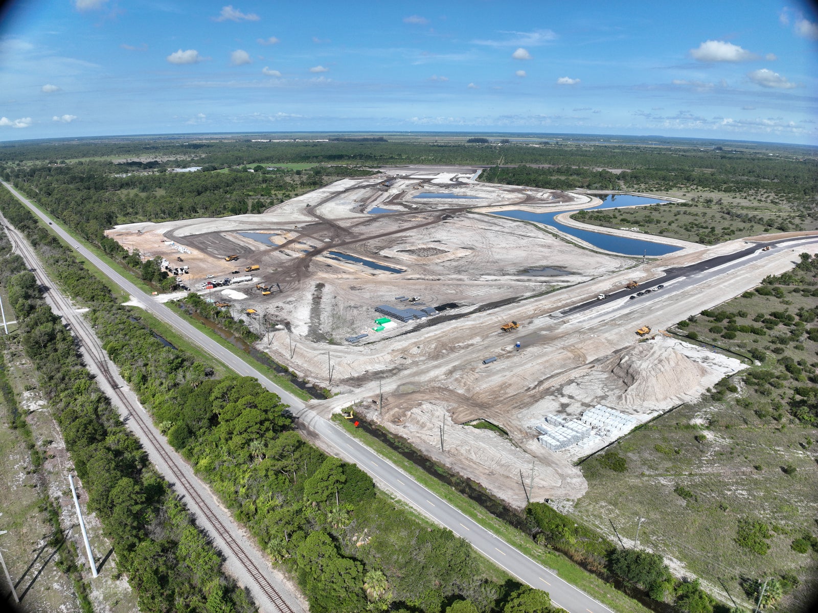 Aerial view of the Solaeris community site in Port St. Lucie